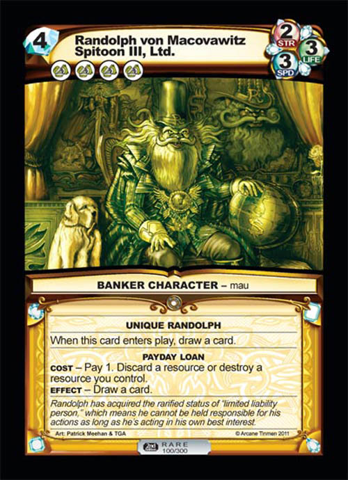 Randolph von Macovawitz Spitoon III, Ltd.